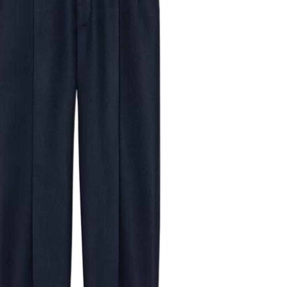 Details for (W) GUCCI FW22 Pantalones Largos de Cachemira Azul Marino Rectos Casual 721495-Z6519-4440