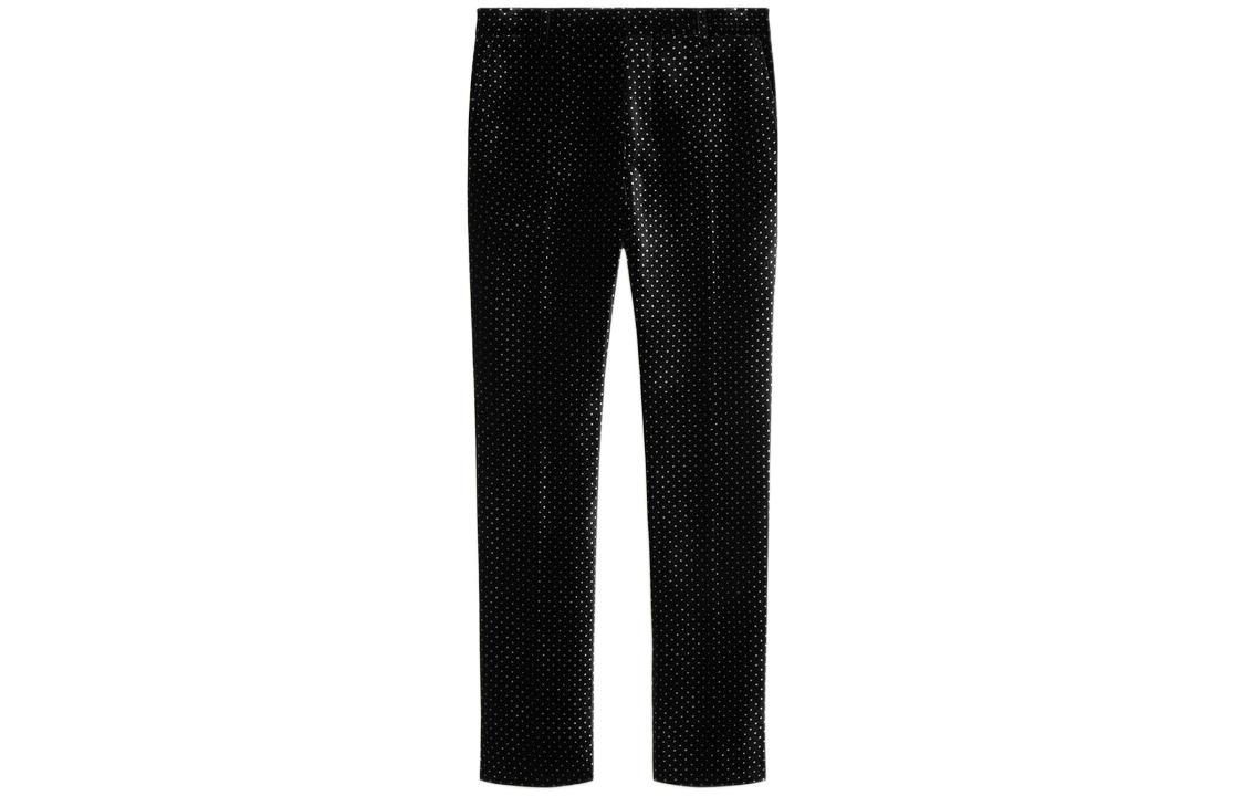 Order (W) グッチ FW22 ベルベット ソリッドカラー カジュアルパンツ ブラック 703080-ZAI39-1070