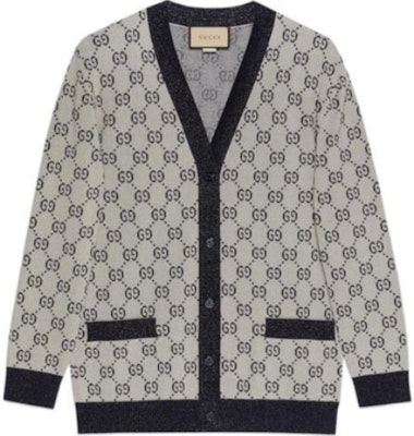 (W) 구찌 FW22 블랙 로고 프린트 니트 가디건 스웨터 692727XKB54 Buy (W) 구찌 FW22 블랙 로고 프린트 니트 가디건 스웨터 692727XKB54