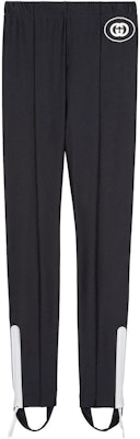 (Women) Gucci FW22 Black Logo Print Stirrup Leggings 688617-XJD6D-1070 Buy (Women) Gucci FW22 Black Logo Print Stirrup Leggings 688617-XJD6D-1070