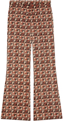 (W) 구찌 FW22 브라운 기하학 하이웨이스트 플레어 팬츠 616539-ZAGFS-2229 Buy (W) 구찌 FW22 브라운 기하학 하이웨이스트 플레어 팬츠 616539-ZAGFS-2229