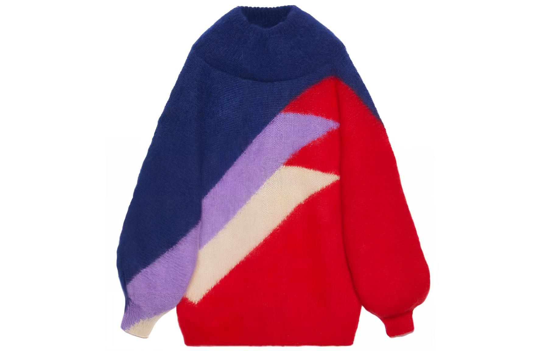 Order (Women) GUCCI FW22 Color-Block Striped Pullover Sweater Women Multicolor. 713469-XKCSZ-6269