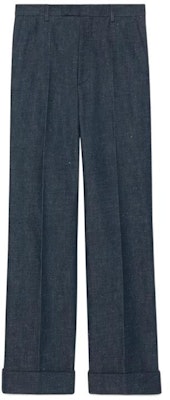 (W) Gucci FW22 Seluar Jeans Longgar Berpinggang Tinggi Biru Gelap 712865-ZALP0-4783 Buy (W) Gucci FW22 Seluar Jeans Longgar Berpinggang Tinggi Biru Gelap 712865-ZALP0-4783