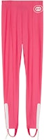 (Women) Gucci FW22 Love Parade Logo Print Stirrup Tights Pink Leggings 688617-XJD6D-5826 (Women) Gucci FW22 Love Parade Logo Print Stirrup Tights Pink Leggings 688617-XJD6D-5826