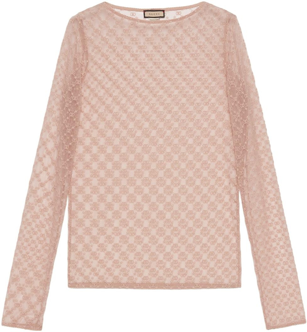 women-gucci-fw-22-pink-sheer-long-sleeve-logo-tee-for-women-692508-xuaeb-5101