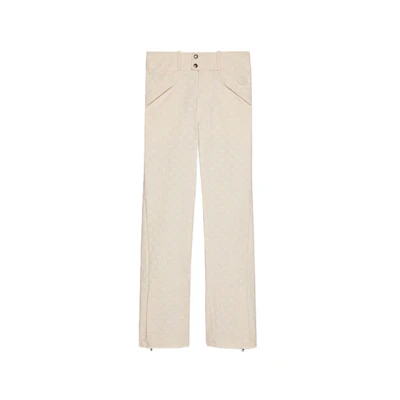 (Women) Gucci FW22 Ski Collection GG Canvas Ivory Casual Pants 721915-Z8A7R-9027