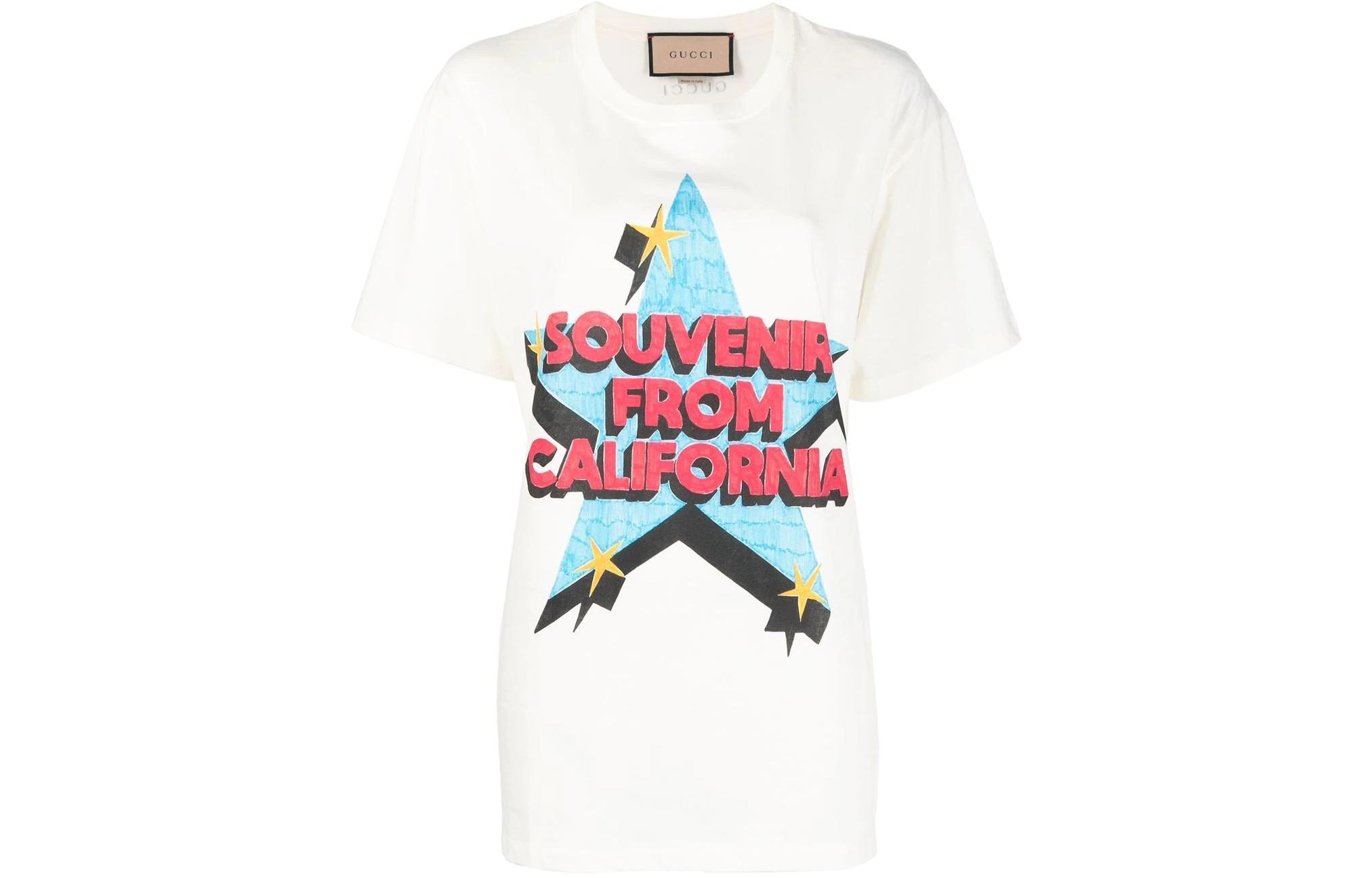 Buy (W) Gucci FW22 白色寬鬆版短袖Logo T恤 615044-XJEDH-9095