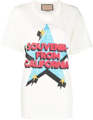 (Women) Gucci FW22 White Loose-Fit Short Sleeve Logo T-Shirt 615044-XJEDH-9095 Buy (Women) Gucci FW22 White Loose-Fit Short Sleeve Logo T-Shirt 615044-XJEDH-9095