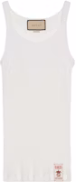 (Women) Gucci FW22 White Solid Casual Straight Strap Tank Top 714865-XJE9M-9791 (Women) Gucci FW22 White Solid Casual Straight Strap Tank Top 714865-XJE9M-9791
