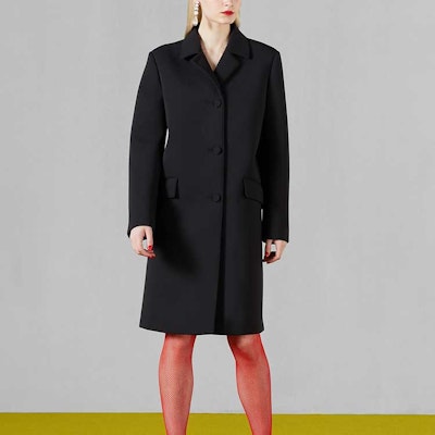 (W) GUCCI FW23 黑色中長外套 馬銜扣細節 759606-ZAN3E-1000 Lookbook (W) GUCCI FW23 黑色中長外套 馬銜扣細節 759606-ZAN3E-1000