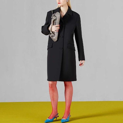 (W) GUCCI FW23 黑色中長外套 馬銜扣細節 759606-ZAN3E-1000 Purchase (W) GUCCI FW23 黑色中長外套 馬銜扣細節 759606-ZAN3E-1000