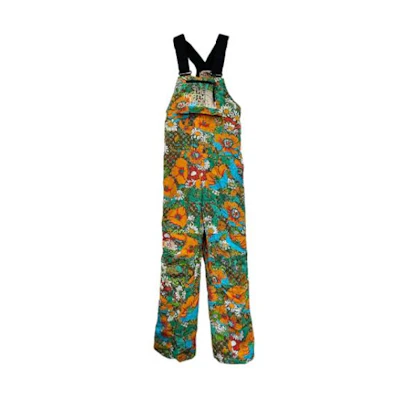 (Women) GUCCI FW23 Floral Embroidery Straight Jumpsuit Multicolor. 67089-1ZAHTE-3424