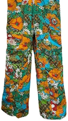 (W) GUCCI FW23 Jumpsuit Sulaman Bunga Warna-Warni. 67089-1ZAHTE-3424 Purchase (W) GUCCI FW23 Jumpsuit Sulaman Bunga Warna-Warni. 67089-1ZAHTE-3424