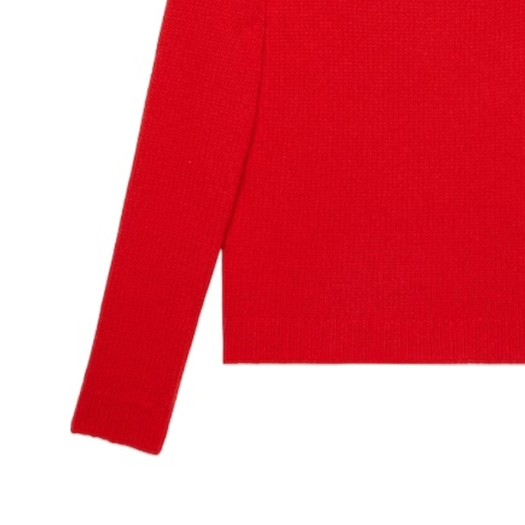 Sizing (W) GUCCI FW23 紅色字母印花圓領毛衣 766788-XKDMT-6367