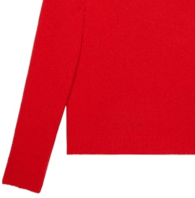 (W) GUCCI FW23 紅色字母印花圓領毛衣 766788-XKDMT-6367 Sizing (W) GUCCI FW23 紅色字母印花圓領毛衣 766788-XKDMT-6367