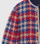 Sizing (W) Abrigo de Lana GUCCI FW23 con Hilo Dorado-Plata Cuadros - Multicolor. 752636-ZANFJ-4447