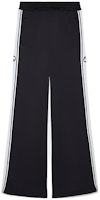 (Women) Gucci FW23 Black Track Pants with Embroidered Logo Stripes 773037-XJF7U-1043 (Women) Gucci FW23 Black Track Pants with Embroidered Logo Stripes 773037-XJF7U-1043