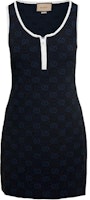 (Women) Gucci FW23 Blue Logo Tank Top 754062-XKDCR-1142 (Women) Gucci FW23 Blue Logo Tank Top 754062-XKDCR-1142