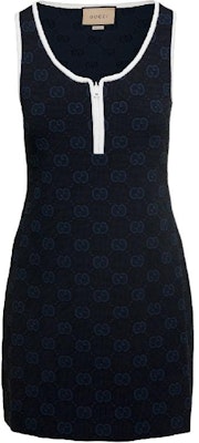 (Women) Gucci FW23 Blue Logo Tank Top 754062-XKDCR-1142 Buy (Women) Gucci FW23 Blue Logo Tank Top 754062-XKDCR-1142