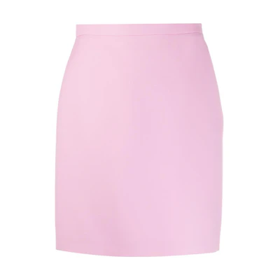 (Women) Gucci FW23 Candy Pink High Waist Casual Straight Skirt 619479-ZAD88-5229