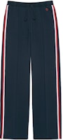 (Women) Gucci FW23 Color-Block Wide-Leg Track Pants in Deep Blue 757373-XKDGA-4330 (Women) Gucci FW23 Color-Block Wide-Leg Track Pants in Deep Blue 757373-XKDGA-4330