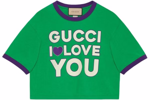 (W) Gucci FW23 Baju T Leher Bulat Logo Cetakan Hijau 753879-XJFVF-3104 Buy (W) Gucci FW23 Baju T Leher Bulat Logo Cetakan Hijau 753879-XJFVF-3104