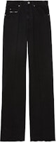 (Women) Gucci FW23 High-Waisted Straight Black Jeans 764349-XDCPX-1043 (Women) Gucci FW23 High-Waisted Straight Black Jeans 764349-XDCPX-1043