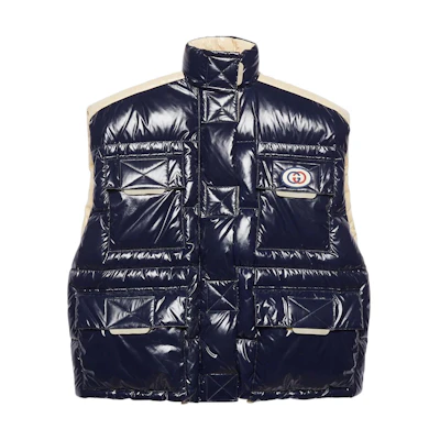 (Women) Gucci FW23 Reversible Down Vest Black 675736-Z8AR1-4330