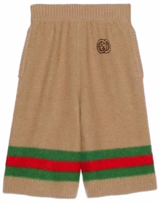 (W) Gucci FW23 Seluar Pendek Kasual Rajut Berjalur Beige 748931-XKDGL-2448 Buy (W) Gucci FW23 Seluar Pendek Kasual Rajut Berjalur Beige 748931-XKDGL-2448