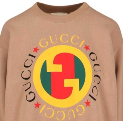 (W) 古驰 FW24 棕色标志印花圆领长袖卫衣 721361-XJFUL-2597 Sizing (W) 古驰 FW24 棕色标志印花圆领长袖卫衣 721361-XJFUL-2597