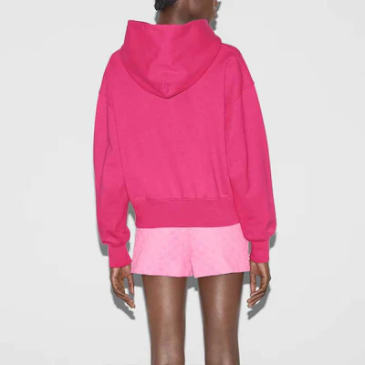 (W) 古驰 FW24 浮雕标志连帽衫 紫红色 787274-XJGLJ-5570 Purchase (W) 古驰 FW24 浮雕标志连帽衫 紫红色 787274-XJGLJ-5570