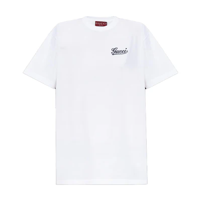 (Women) Gucci FW24 Solid Logo T-Shirt Beige 788093-XJGTO-9799