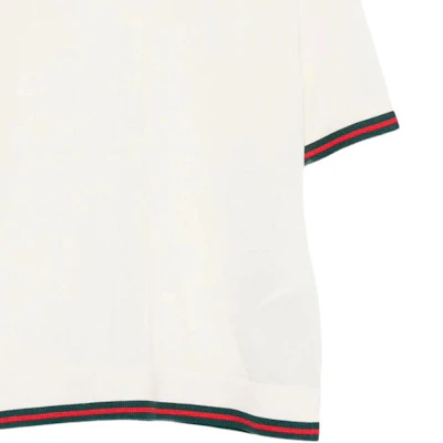 (W) GUCCI FW25 Top de Seda y Cachemir Manga Corta Cuello Redondo. 820687XKELW9066 Details for (W) GUCCI FW25 Top de Seda y Cachemir Manga Corta Cuello Redondo. 820687XKELW9066