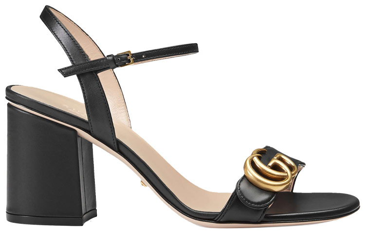 Lookbook (W) Sandales à Talon Gucci G ''Noir'' 453379-A3N00-1000