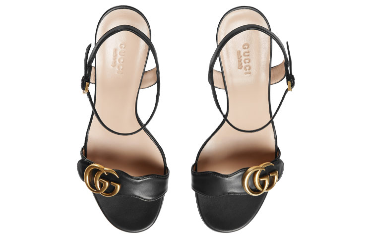 Purchase (W) Sandales à Talon Gucci G ''Noir'' 453379-A3N00-1000