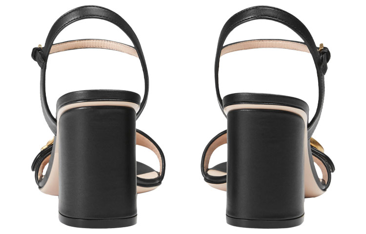 Details for (W) Sandales à Talon Gucci G ''Noir'' 453379-A3N00-1000