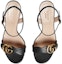 Shop (W) Sandal Gucci G Heel 'Hitam' 453379-A3N00-1000