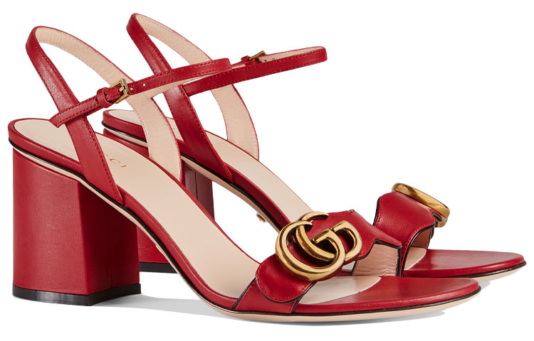 Lookbook (W) Sandali Gucci G Heel ''Rosso Oro'' 453379-A3N00-6433