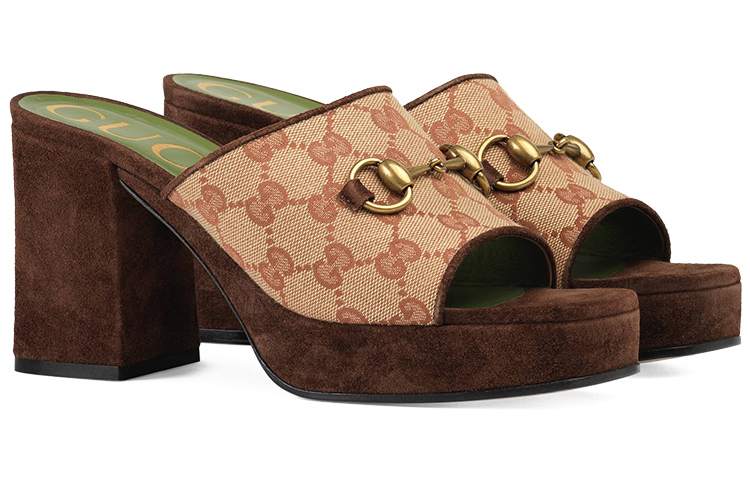 Lookbook (W) Gucci G Series Schoen Baksteenrood 609344-G1730-8375