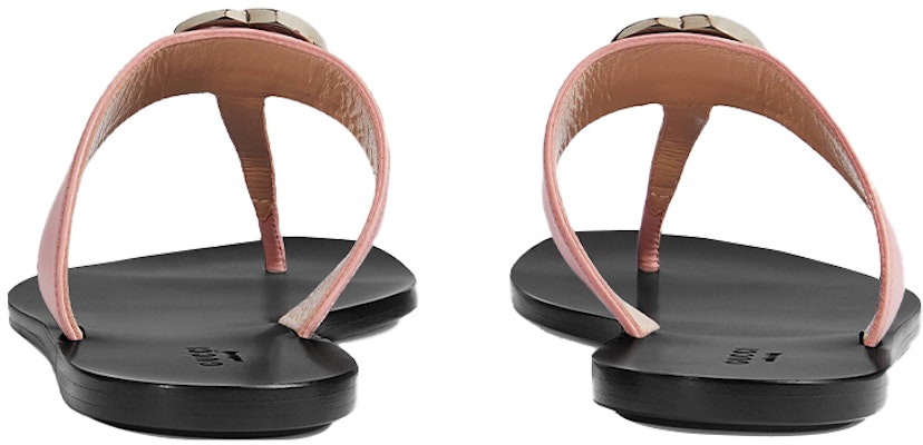 GUCCI 古馳 雙G系列 皮革 套腳圓頭 時尚涼拖 女款 粉色 Shop GUCCI 古馳 雙G系列 皮革 套腳圓頭 時尚涼拖 女款 粉色