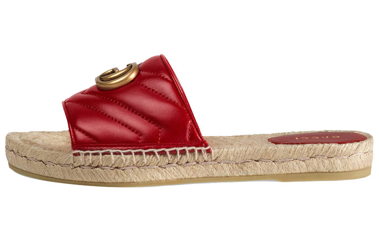 (Women) Gucci G Shoe Red 573028-BKO00-6433