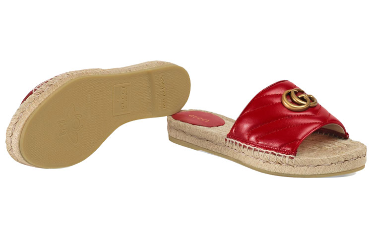 Sizing (W) Chaussure Gucci G Rouge 573028-BKO00-6433