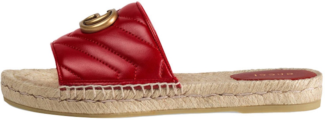 GUCCI古馳 皮革 雙G套穿 時尚涼拖 女款 芙蓉紅色 Buy GUCCI古馳 皮革 雙G套穿 時尚涼拖 女款 芙蓉紅色