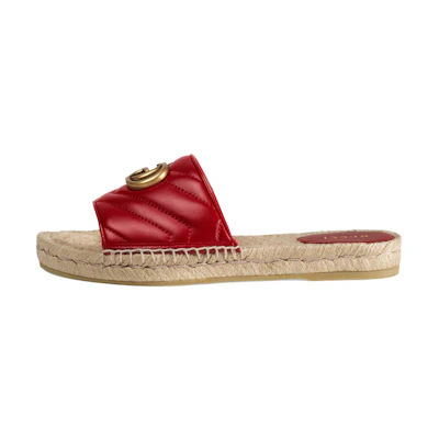 (W) Gucci G Shoe Red