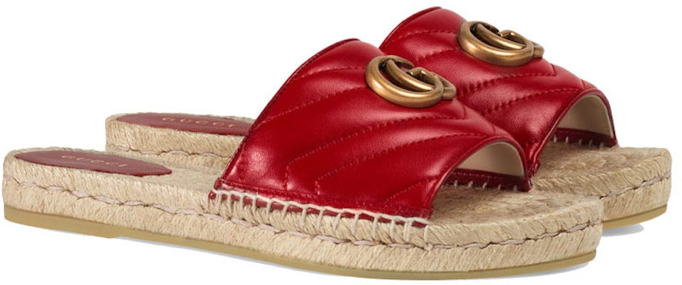 GUCCI古馳 皮革 雙G套穿 時尚涼拖 女款 芙蓉紅色 Lookbook GUCCI古馳 皮革 雙G套穿 時尚涼拖 女款 芙蓉紅色