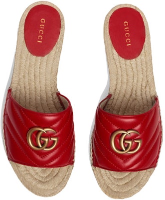 GUCCI古馳 皮革 雙G套穿 時尚涼拖 女款 芙蓉紅色 Shop GUCCI古馳 皮革 雙G套穿 時尚涼拖 女款 芙蓉紅色