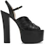 Order (W) Sandales à Plateforme Gucci Géométriques 155 mm en Cuir Noir 699424-C9D00-1000