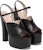 (W) Sandal Platform Kulit Hitam Gucci Geometric 155 mm 699424-C9D00-1000