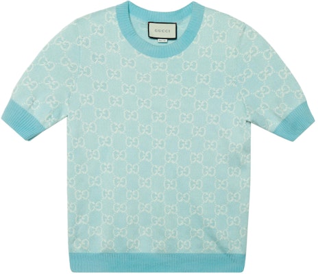 (W) Gucci 幾何圖案藍色羊毛毛衣 629456-XKBHQ-4692 Buy (W) Gucci 幾何圖案藍色羊毛毛衣 629456-XKBHQ-4692