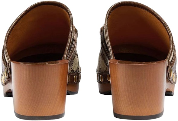 (W) Clog Gucci GG 35mm Beige Kanvas 700062-KY950-9765 Shop (W) Clog Gucci GG 35mm Beige Kanvas 700062-KY950-9765